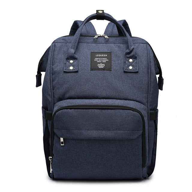 Maternity Diaper Backpack - Large Capacity Waterproof Oxford Nappy Bag with Anti-Theft Pocket & Stroller Straps