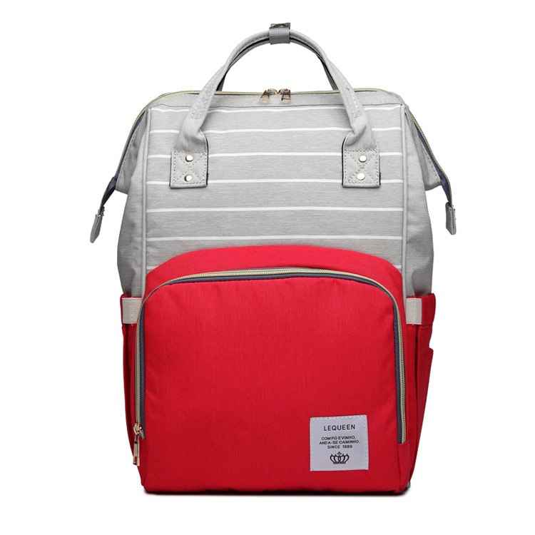 Maternity Diaper Backpack - Large Capacity Waterproof Oxford Nappy Bag with Anti-Theft Pocket & Stroller Straps