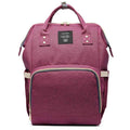 Maternity Diaper Backpack - Large Capacity Waterproof Oxford Nappy Bag with Anti-Theft Pocket & Stroller Straps