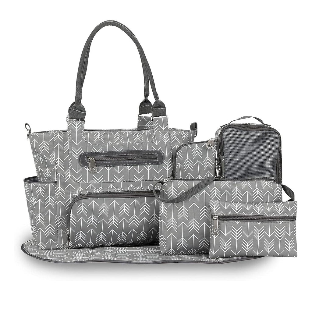 GBruno 8Pcs Baby Nappy Diaper Bags Set